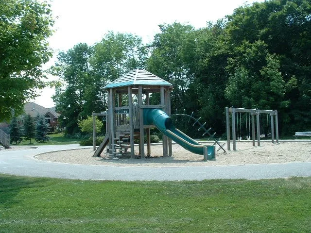 Ground-level view of Brown Wood Park