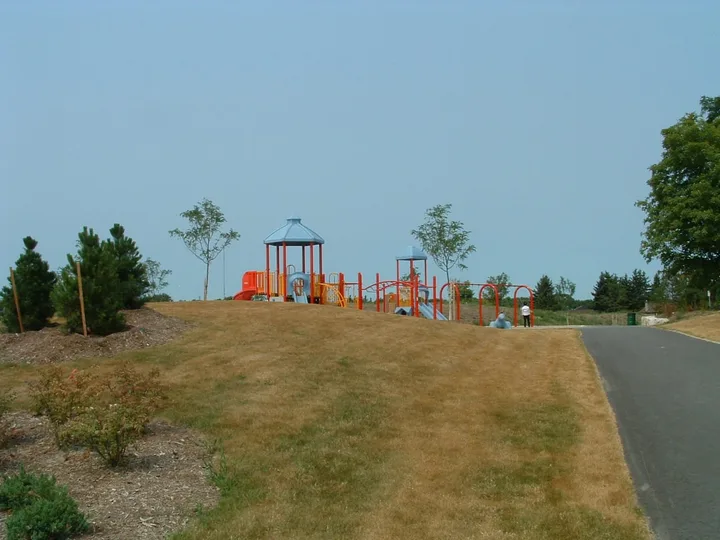 Ground-level view of Catherine Park