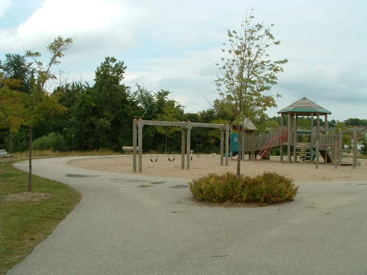Ground-level view of Huronia North Park