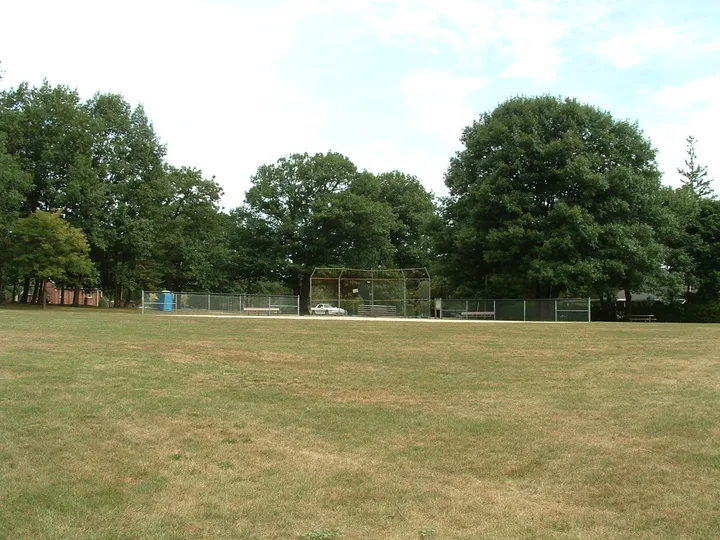 Ground-level view of Kearsey Park