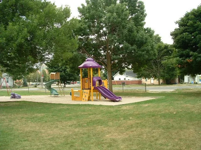 Ground-level view of Lions Park