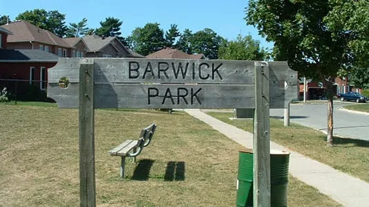 Barwick Park sign