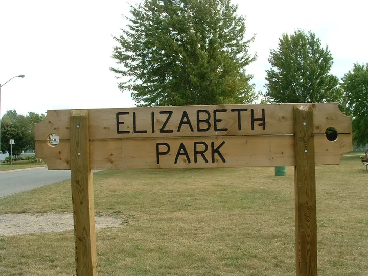Ground-level view of Elizabeth Park