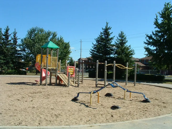 Ground-level view of Ferndale Park