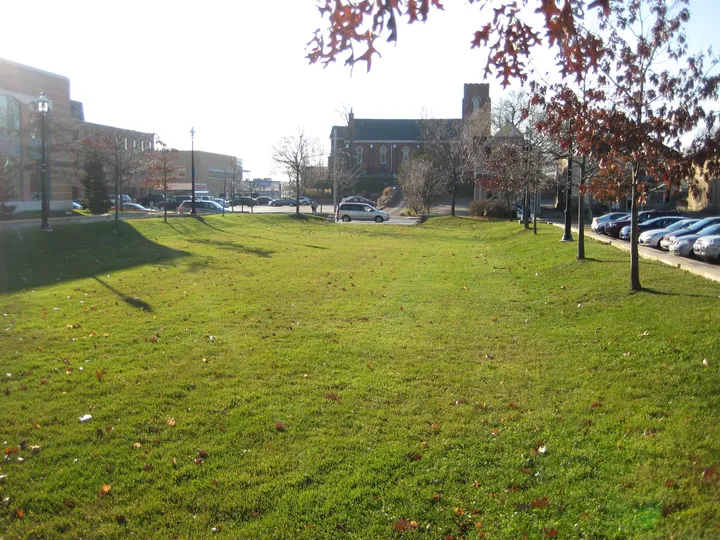 Ground-level view of John Edwin Coupe Park