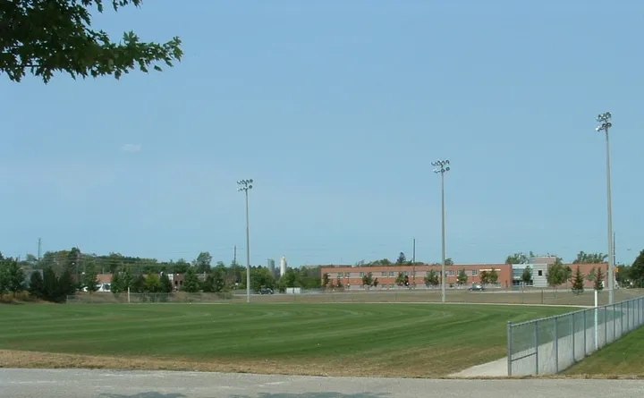 Ground-level view of Lennox Park