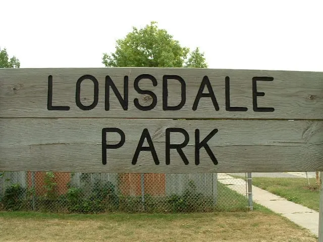 Ground-level view of Lonsdale Park