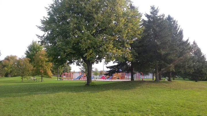 Ground-level view of Riverwood Park
