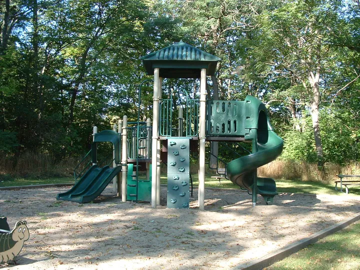 Ground-level view of Sheppards Park