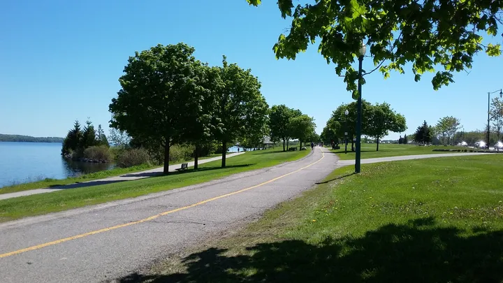 Ground-level view of South Shore Park