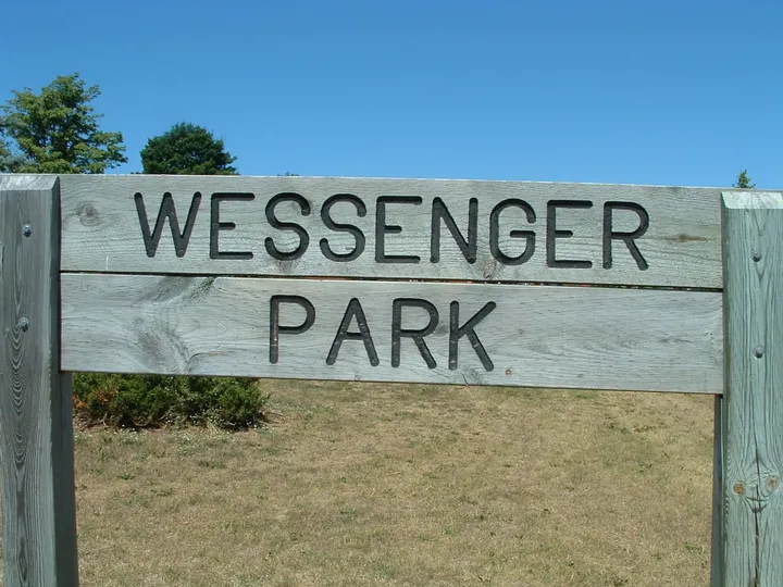 Ground-level view of Wessenger Park
